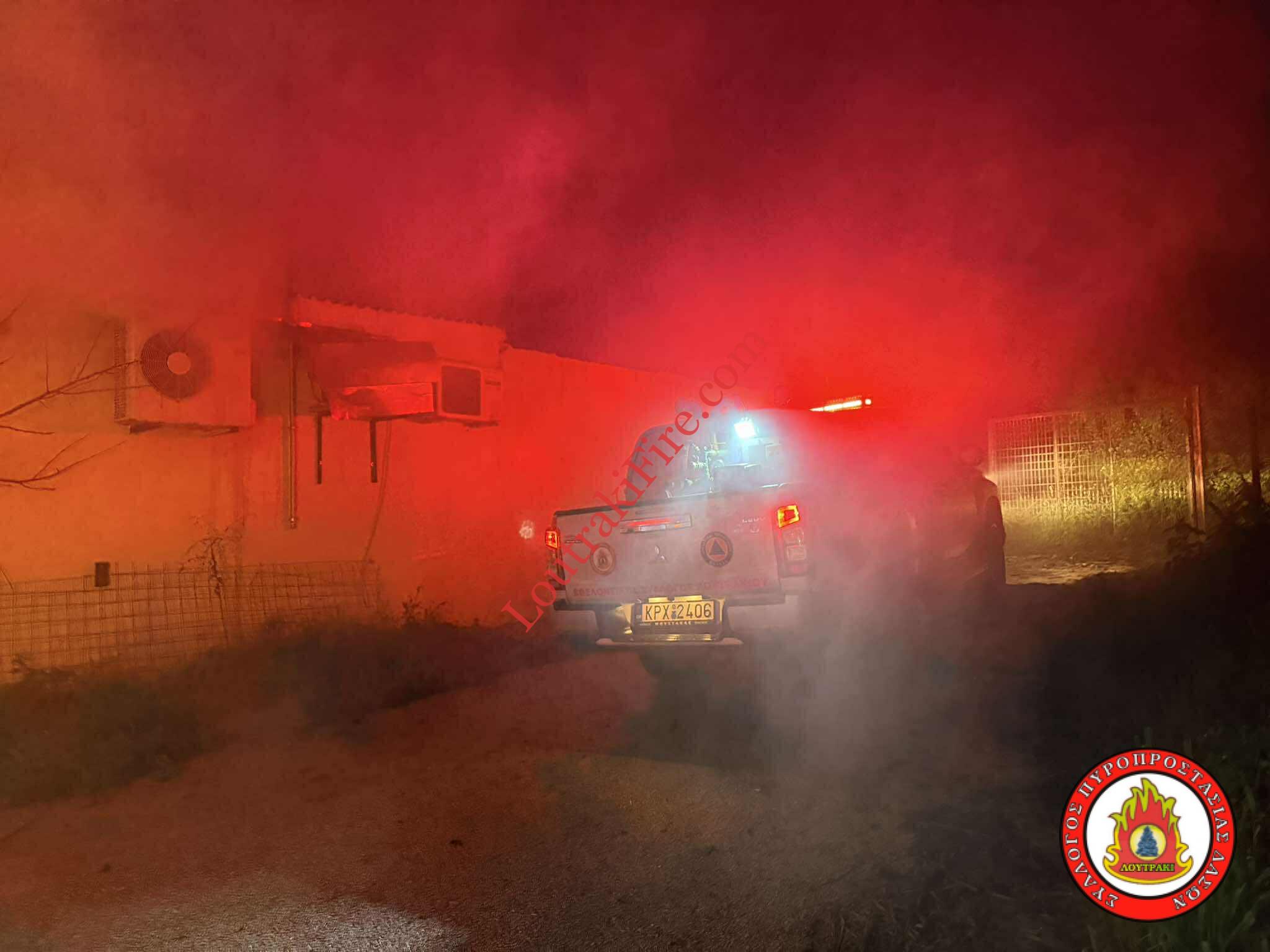 Άμεση Επέμβαση σε Πυρκαγιά στο Λυχνάρι Λουτρακίου