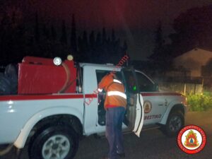 Άμεση Επέμβαση σε Πυρκαγιά στο Λυχνάρι Λουτρακίου