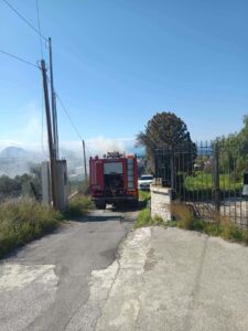 Άμεση επέμβαση του Συλλόγου μας σε πυρκαγιά οικίας στο Λουτράκι