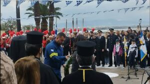 Κατάθεση στεφάνων για την εθνική επέτειο της 25ης Μαρτίου