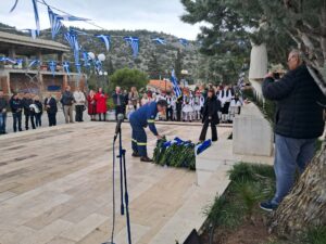 Κατάθεση στεφάνων για την εθνική επέτειο της 25ης Μαρτίου