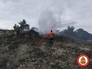 Άμεση Επέμβαση σε Πυρκαγιά στα Άσπρα Χώματα Λουτρακίου