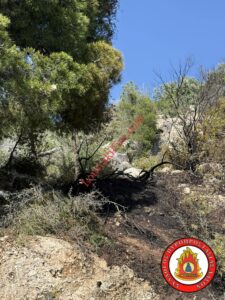 Άμεση Επέμβαση και Κατάσβεση Πυρκαγιάς στο Λουτράκι