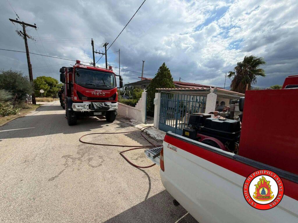 Πυρκαγιά στον Άρη Ισθμίας