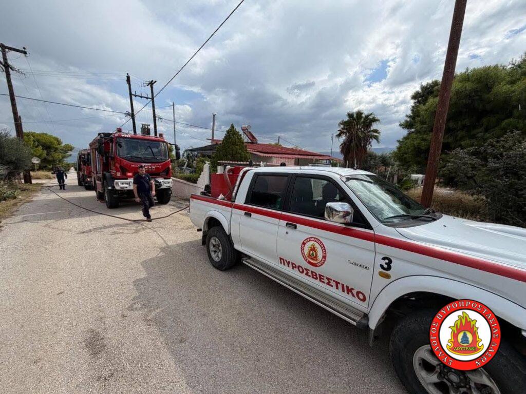 Πυρκαγιά στον Άρη Ισθμίας